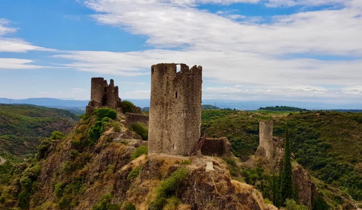 Bijou Surdespine Historic 4 Cathar Chateaux Lastours 3 Star Air Conditioned Riverside Garden Exterior foto
